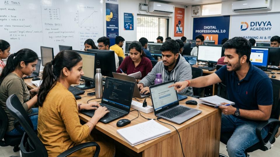 Indian IT Students Learning